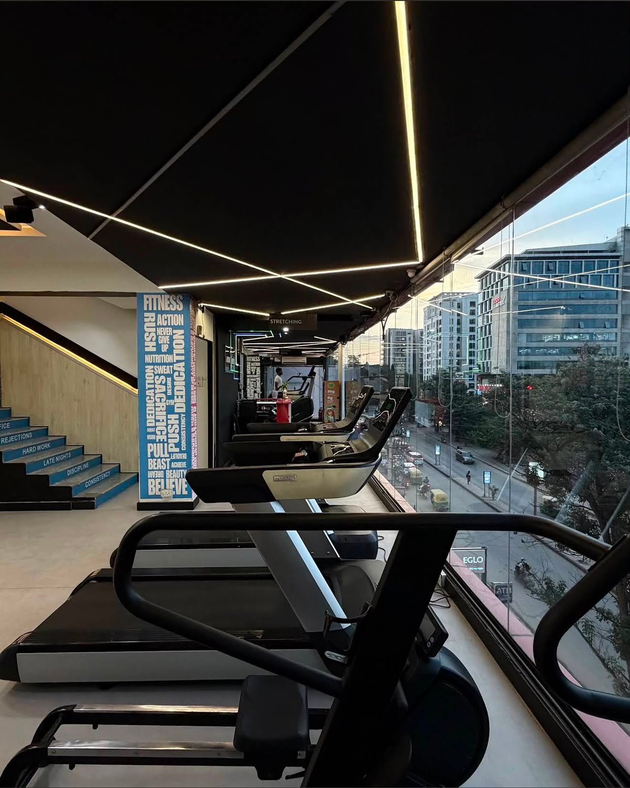 Rush Fitness Commercial Treadmills and Cardio Deck