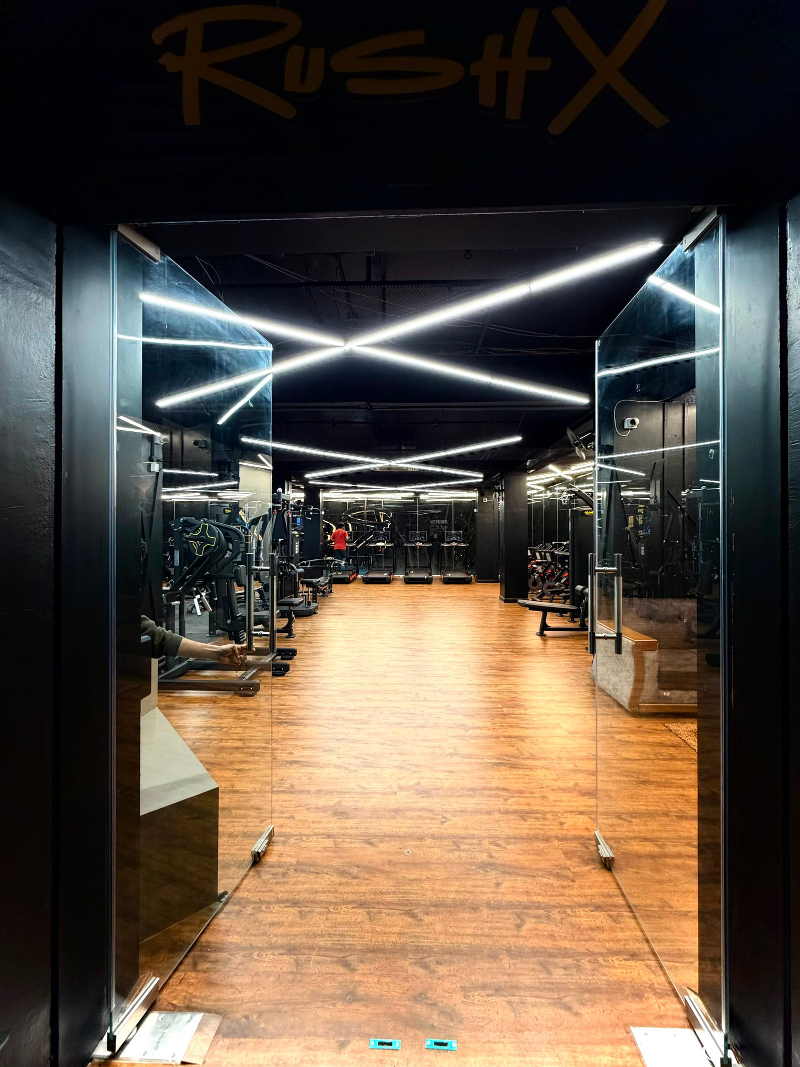 RushX Main Entrance Glass Doors