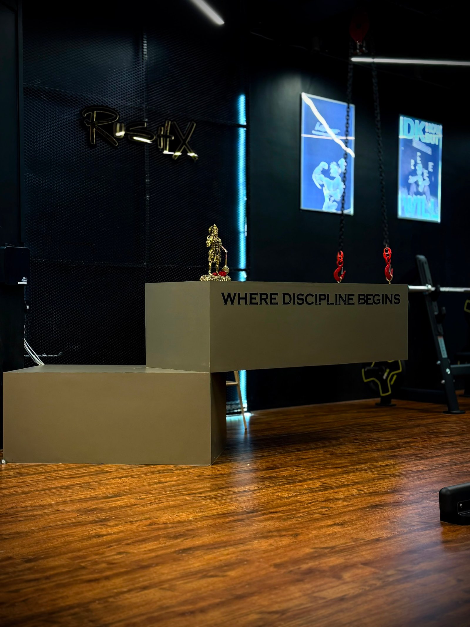 RushX Front Desk Where Discipline Begins
